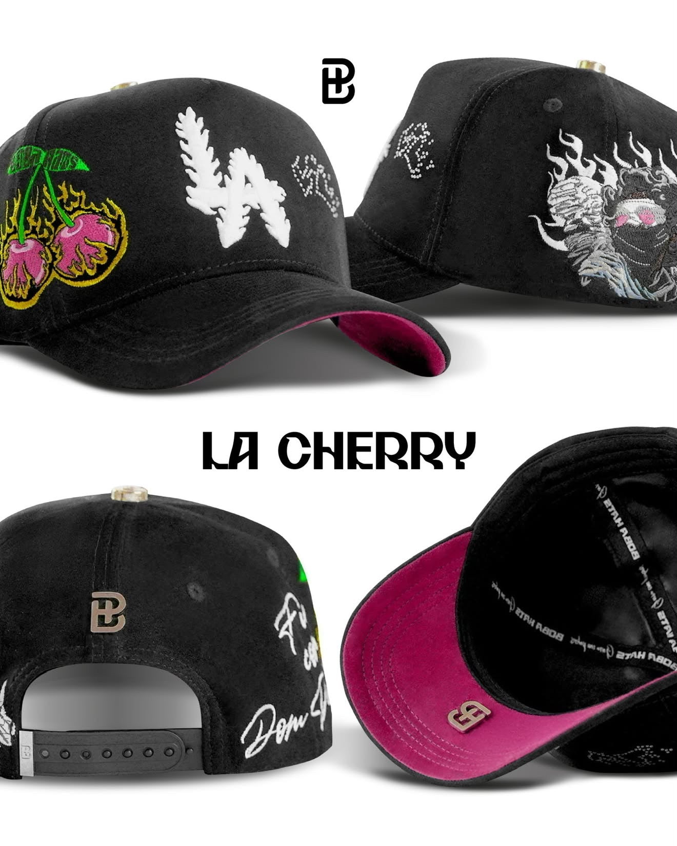 Boba Hat Duo RTM & LA 🍒